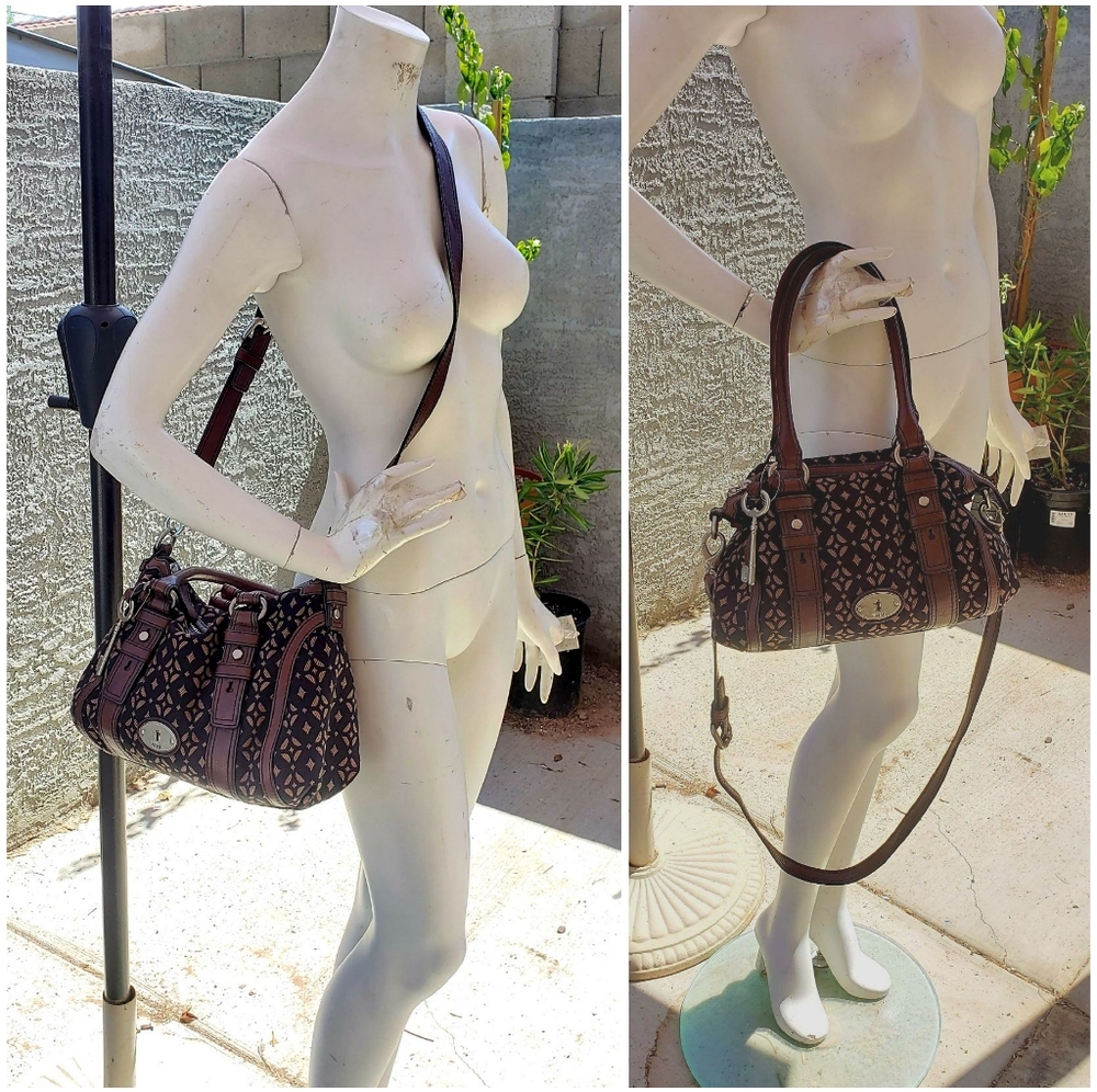 VINTAGE FOSSIL CONVERTIBLE BAG - Picture 2 of 7